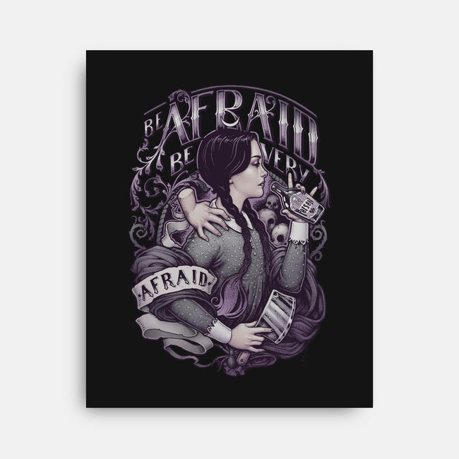 Be Very Afraid-none stretched canvas-MedusaD