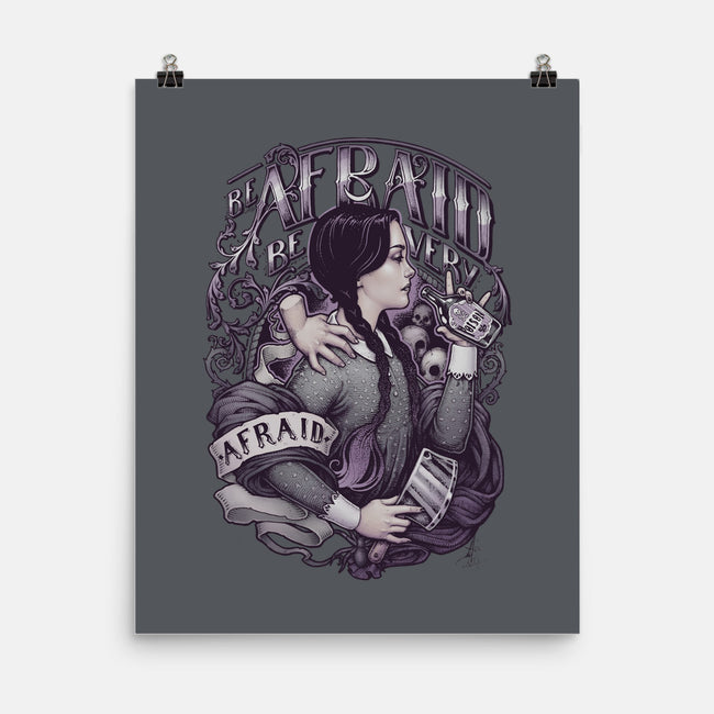 Be Very Afraid-none matte poster-MedusaD