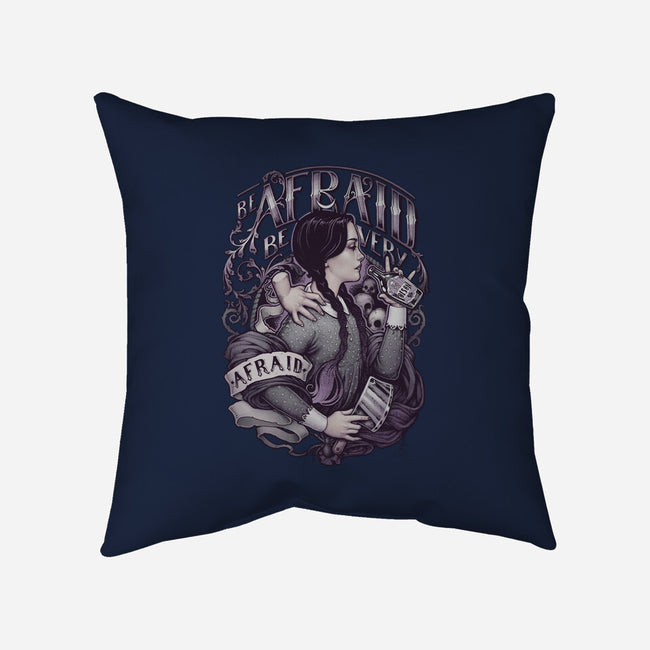 Be Very Afraid-none removable cover throw pillow-MedusaD