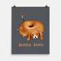 Beagle Bagel-none matte poster-SophieCorrigan