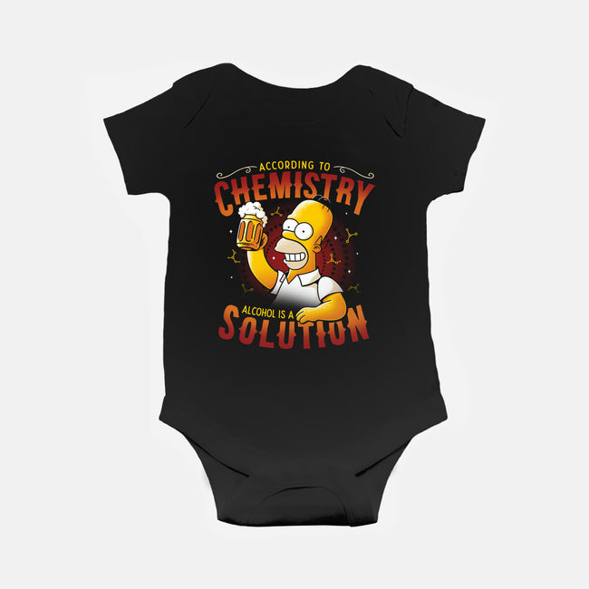 Beer Chemistry-baby basic onesie-eduely