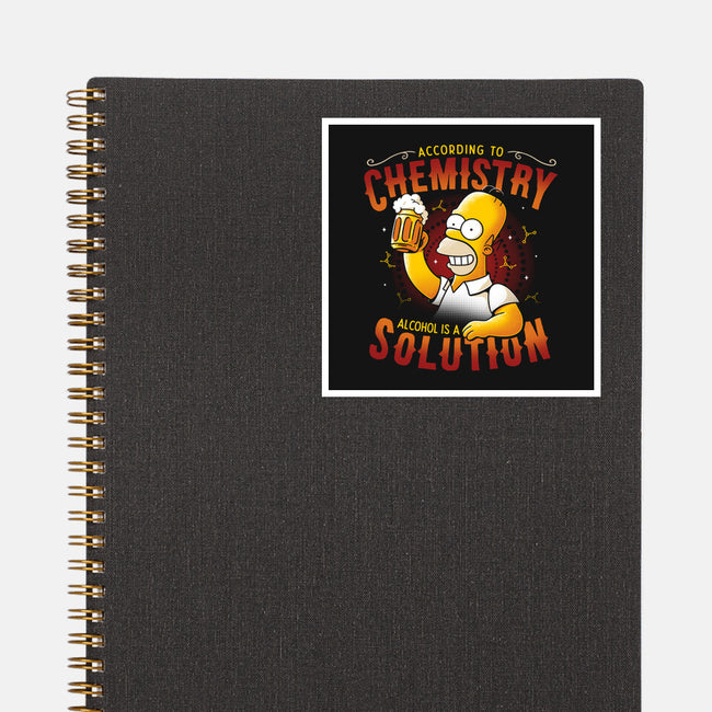 Beer Chemistry-none glossy sticker-eduely