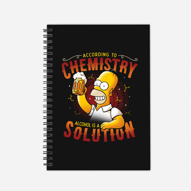 Beer Chemistry-none dot grid notebook-eduely