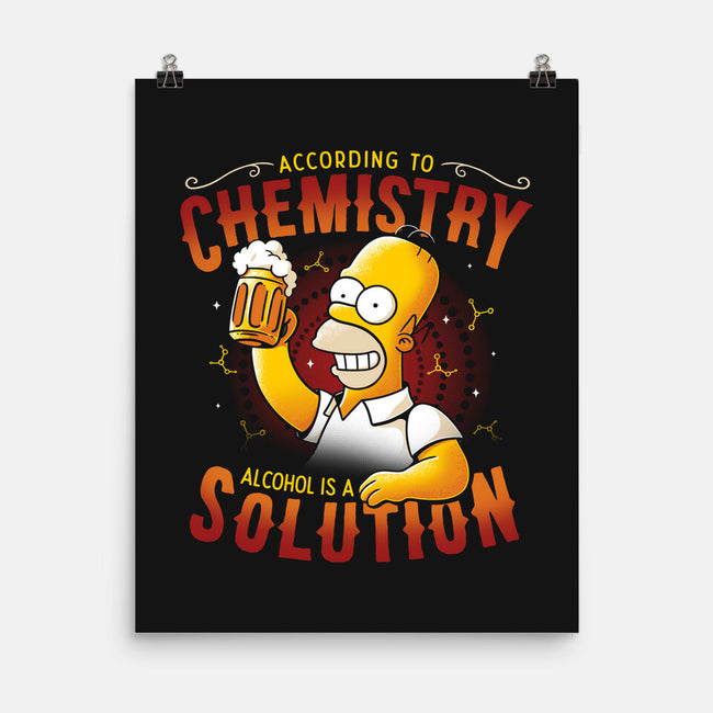 Beer Chemistry-none matte poster-eduely