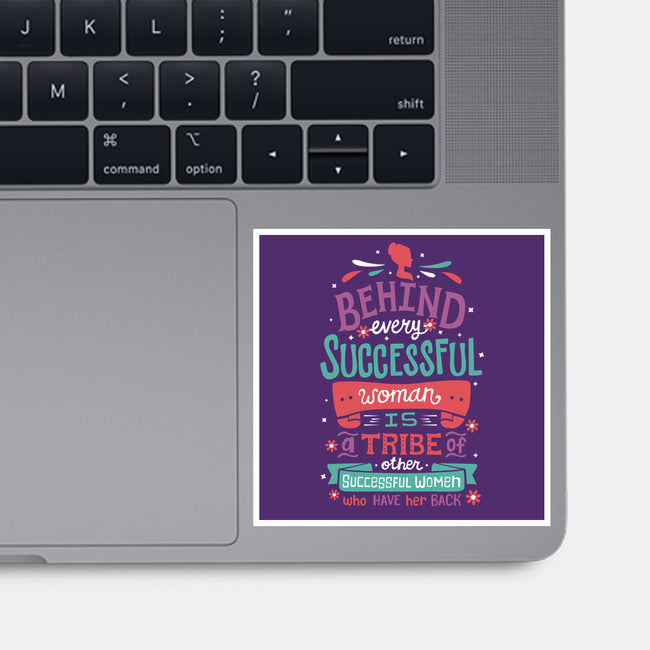 Behind Every Woman-none glossy sticker-risarodil