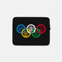 Bending Olympics-none zippered laptop sleeve-KindaCreative