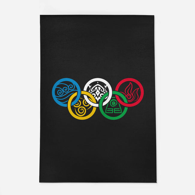 Bending Olympics-none indoor rug-KindaCreative