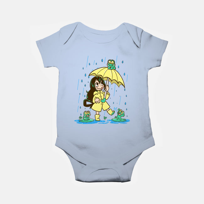 Best Frog Girl-baby basic onesie-TechraNova
