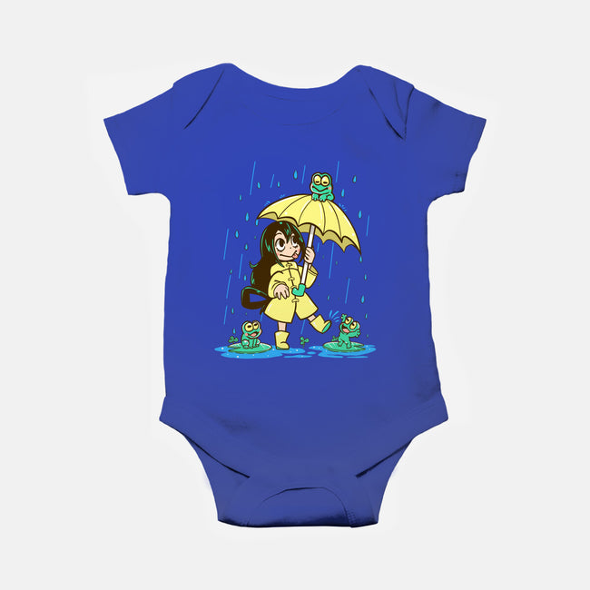 Best Frog Girl-baby basic onesie-TechraNova