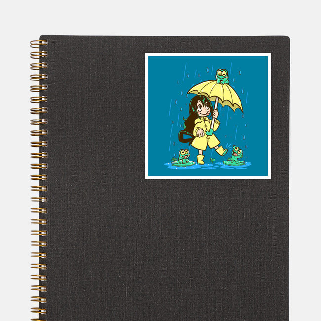 Best Frog Girl-none glossy sticker-TechraNova
