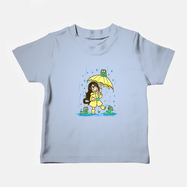 Best Frog Girl-baby basic tee-TechraNova