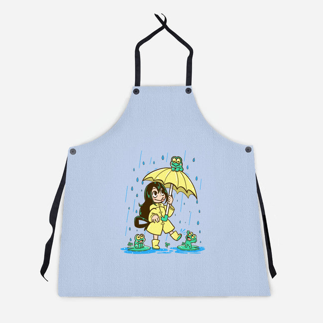 Best Frog Girl-unisex kitchen apron-TechraNova