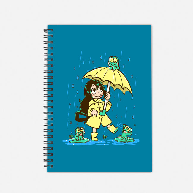 Best Frog Girl-none dot grid notebook-TechraNova