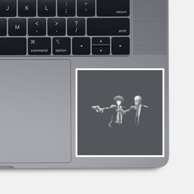 Bibappu Fiction-none glossy sticker-blackhand
