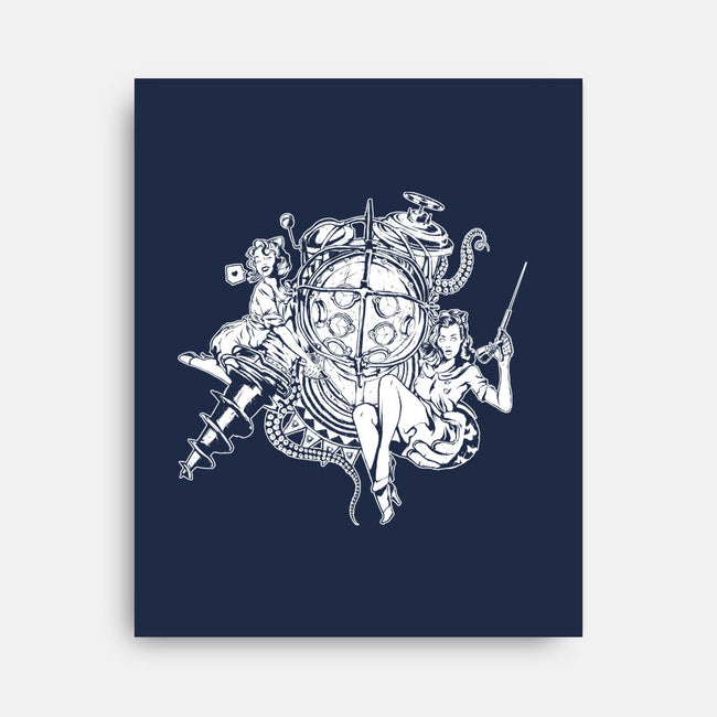 BioGraffiti-none stretched canvas-Fearcheck