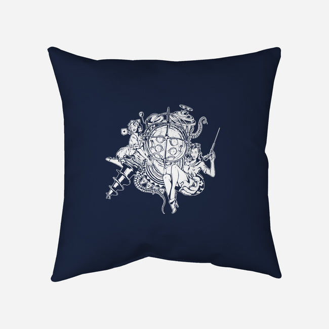 BioGraffiti-none removable cover throw pillow-Fearcheck