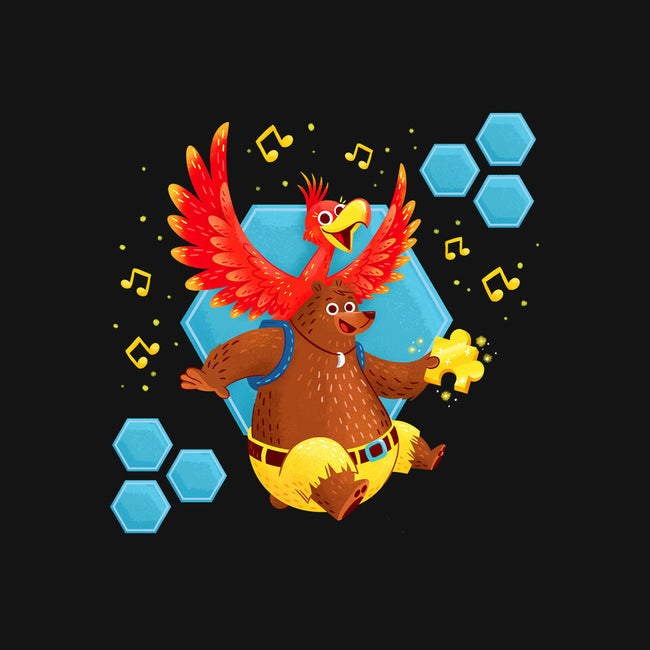 Bird and Bear 64-none removable cover w insert throw pillow-Miranda Dressler