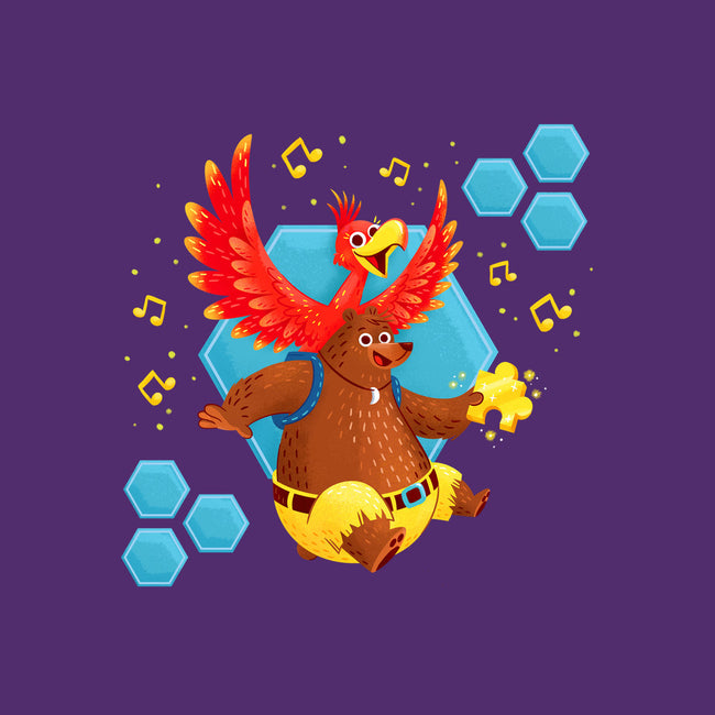 Bird and Bear 64-none stretched canvas-Miranda Dressler