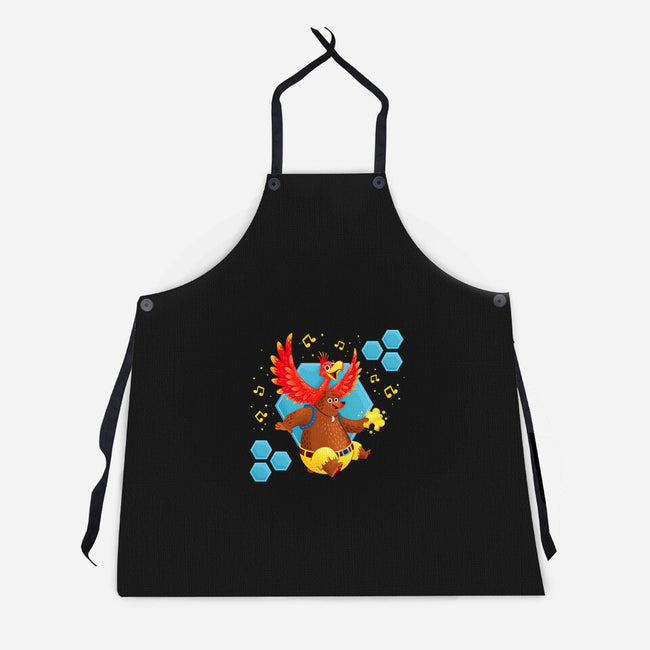 Bird and Bear 64-unisex kitchen apron-Miranda Dressler