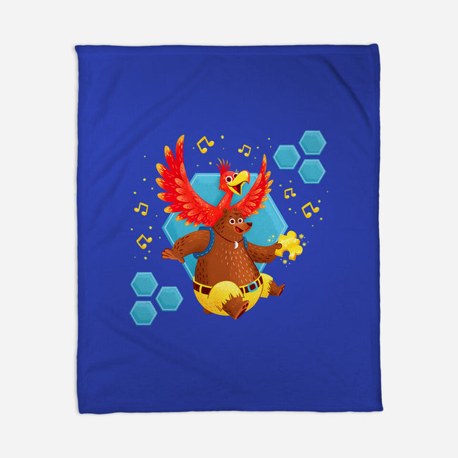 Bird and Bear 64-none fleece blanket-Miranda Dressler