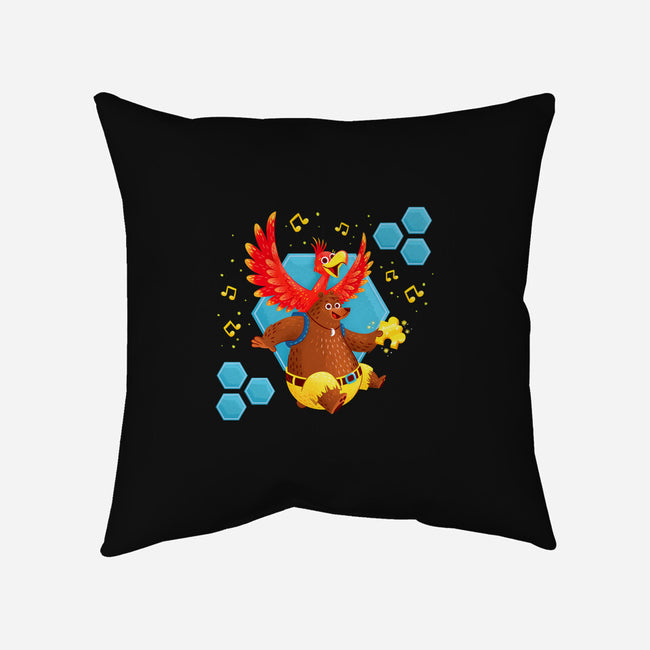 Bird and Bear 64-none removable cover w insert throw pillow-Miranda Dressler