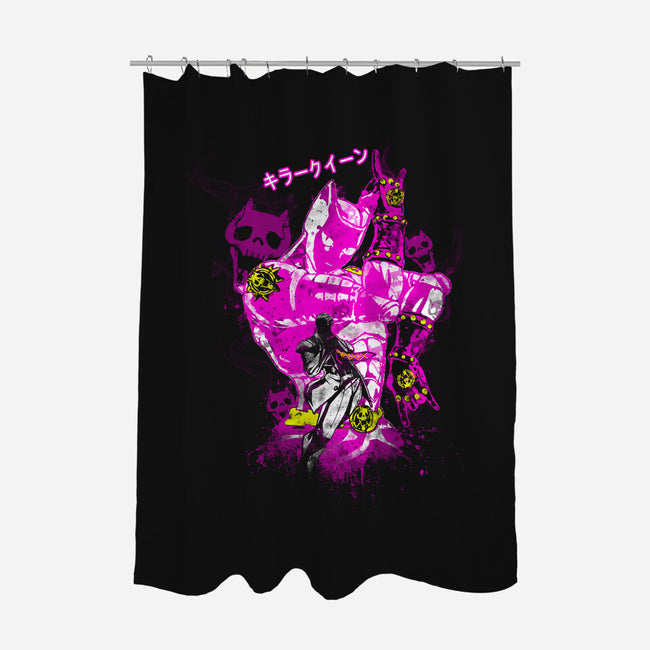 Bites the Dust-none polyester shower curtain-Genesis993