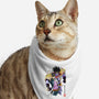 Bizarre Adventure Watercolor-cat bandana pet collar-DrMonekers