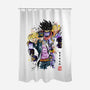 Bizarre Adventure Watercolor-none polyester shower curtain-DrMonekers