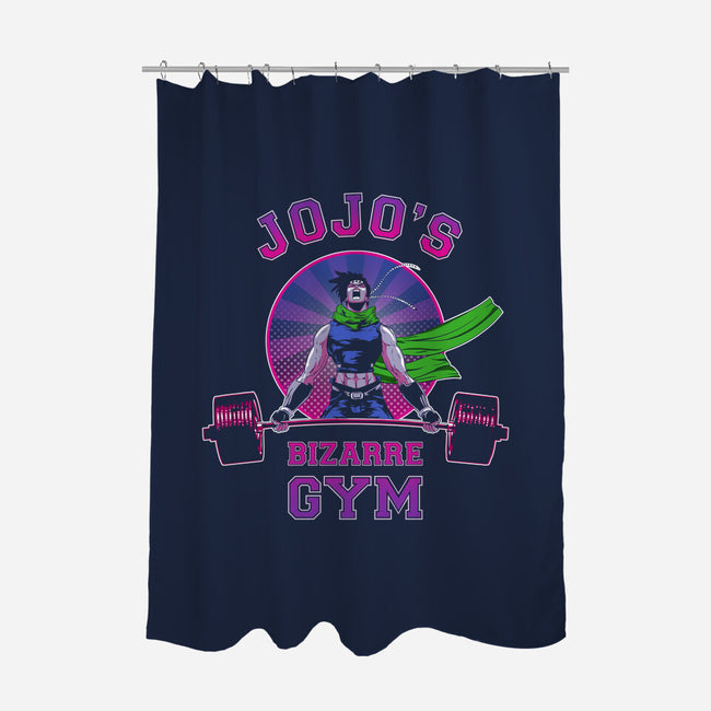Bizarre Gym-none polyester shower curtain-ddjvigo