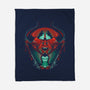 Black as Midnight, Black as Pitch-none fleece blanket-CupidsArt