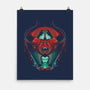 Black as Midnight, Black as Pitch-none matte poster-CupidsArt