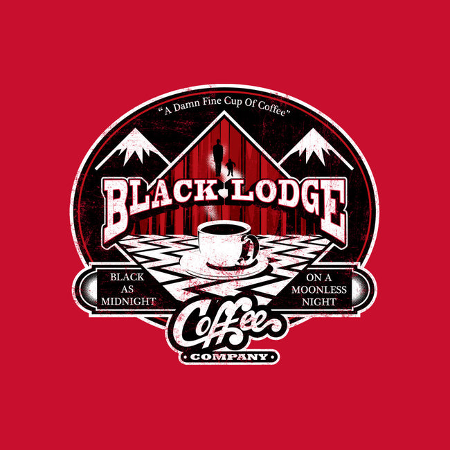 Black Lodge Coffee Company-none beach towel-mephias
