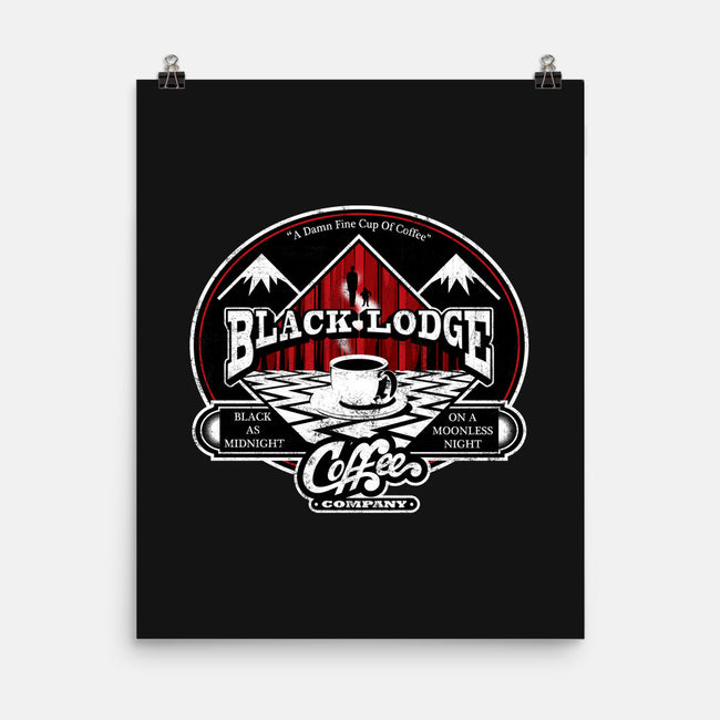 Black Lodge Coffee Company-none matte poster-mephias