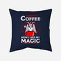 Black Magic-none removable cover throw pillow-dumbshirts
