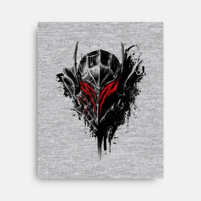 Black Warrior-none stretched canvas-alemaglia