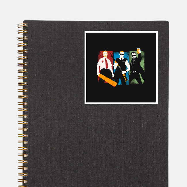 Blood and Ice Cream-none glossy sticker-TomTrager