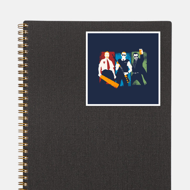 Blood and Ice Cream-none glossy sticker-TomTrager