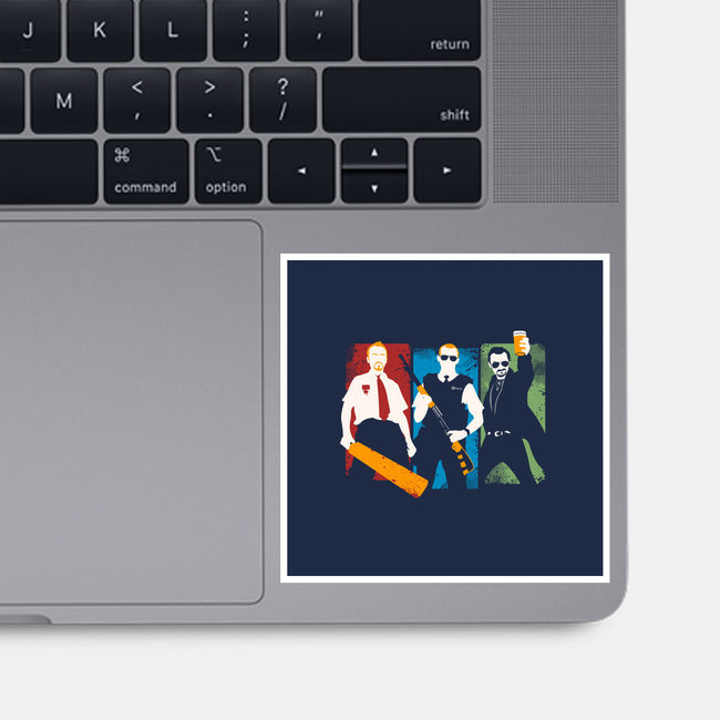 Blood and Ice Cream-none glossy sticker-TomTrager