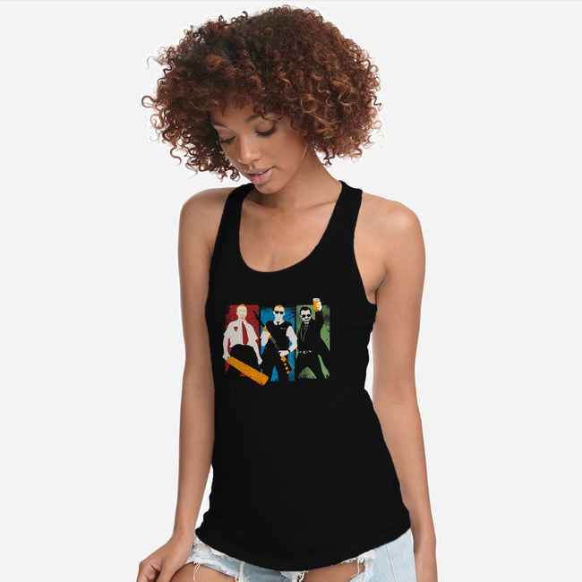 Blood and Ice Cream-womens racerback tank-TomTrager