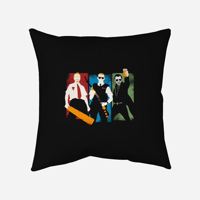 Blood and Ice Cream-none non-removable cover w insert throw pillow-TomTrager