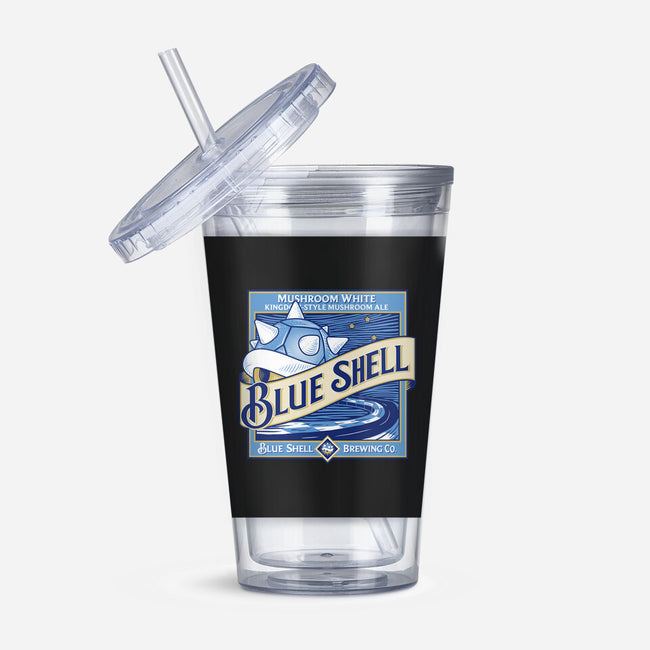 Blue Shell Beer-none acrylic tumbler drinkware-KindaCreative
