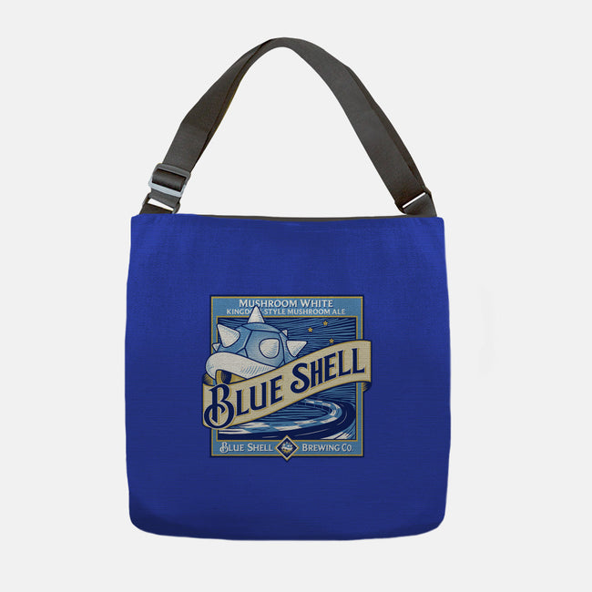 Blue Shell Beer-none adjustable tote-KindaCreative