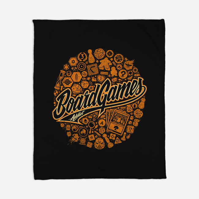 Board Game Addict-none fleece blanket-StudioM6