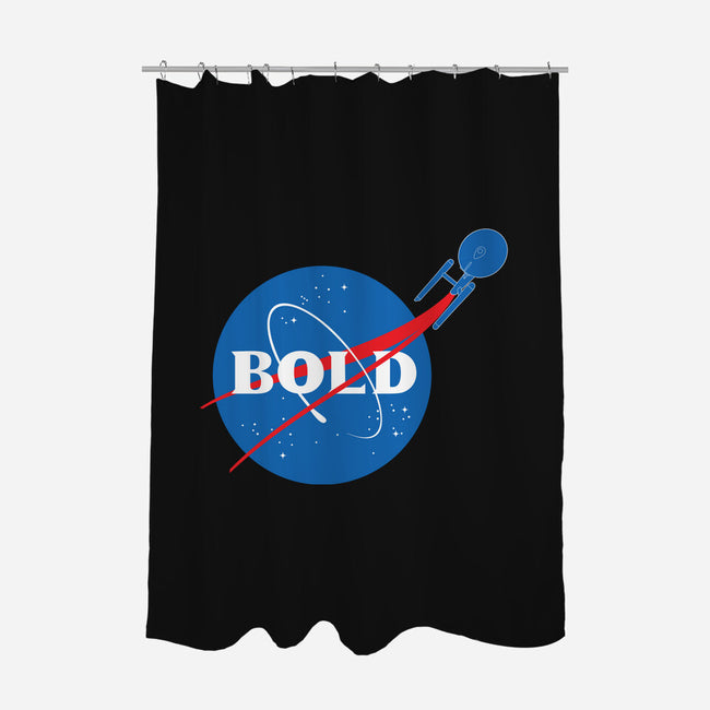 Bold-none polyester shower curtain-geekchic_tees