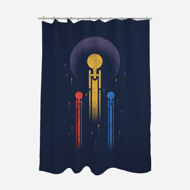 Boldly Go-none polyester shower curtain-DJKopet