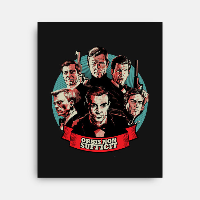 Bonds, James Bonds-none stretched canvas-alop0112