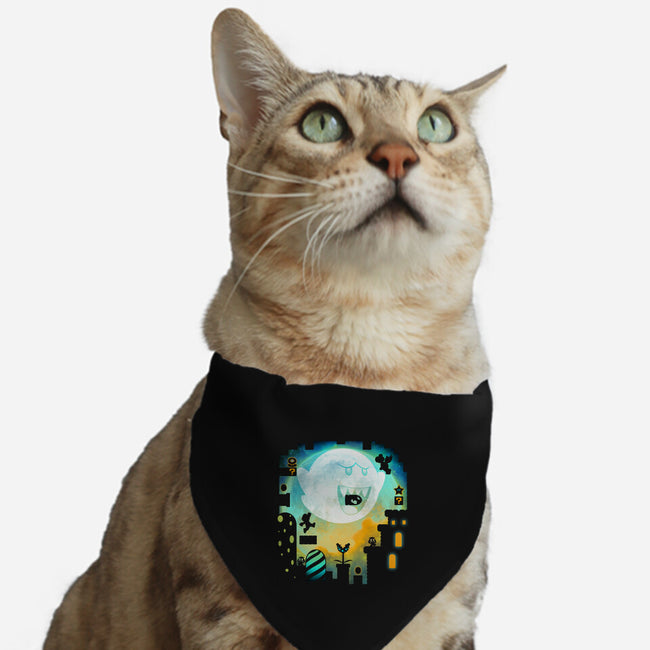 Boo Moon-cat adjustable pet collar-ManuelDA