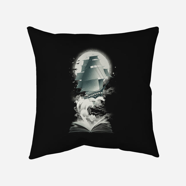 Book of Adventures-none removable cover w insert throw pillow-dandingeroz