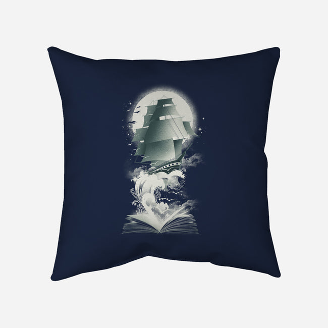 Book of Adventures-none removable cover w insert throw pillow-dandingeroz