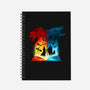 Book of Fire and Ice-none dot grid notebook-dandingeroz